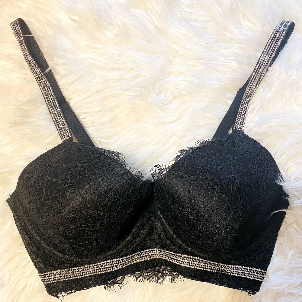 Pink by Victoria Secret Bra with Swarovski crystal